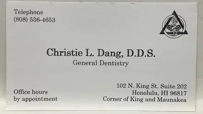 Drs. Christie & Lawrence Dang DDS